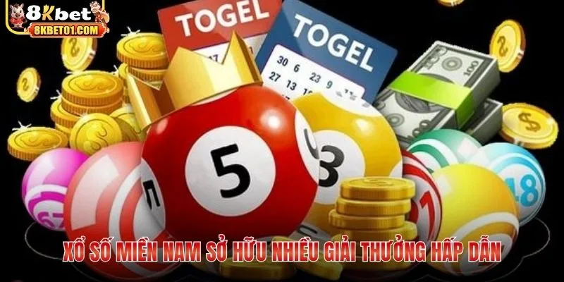 Xổ số miền nam sở hữu nhiều giải thưởng hấp dẫn
